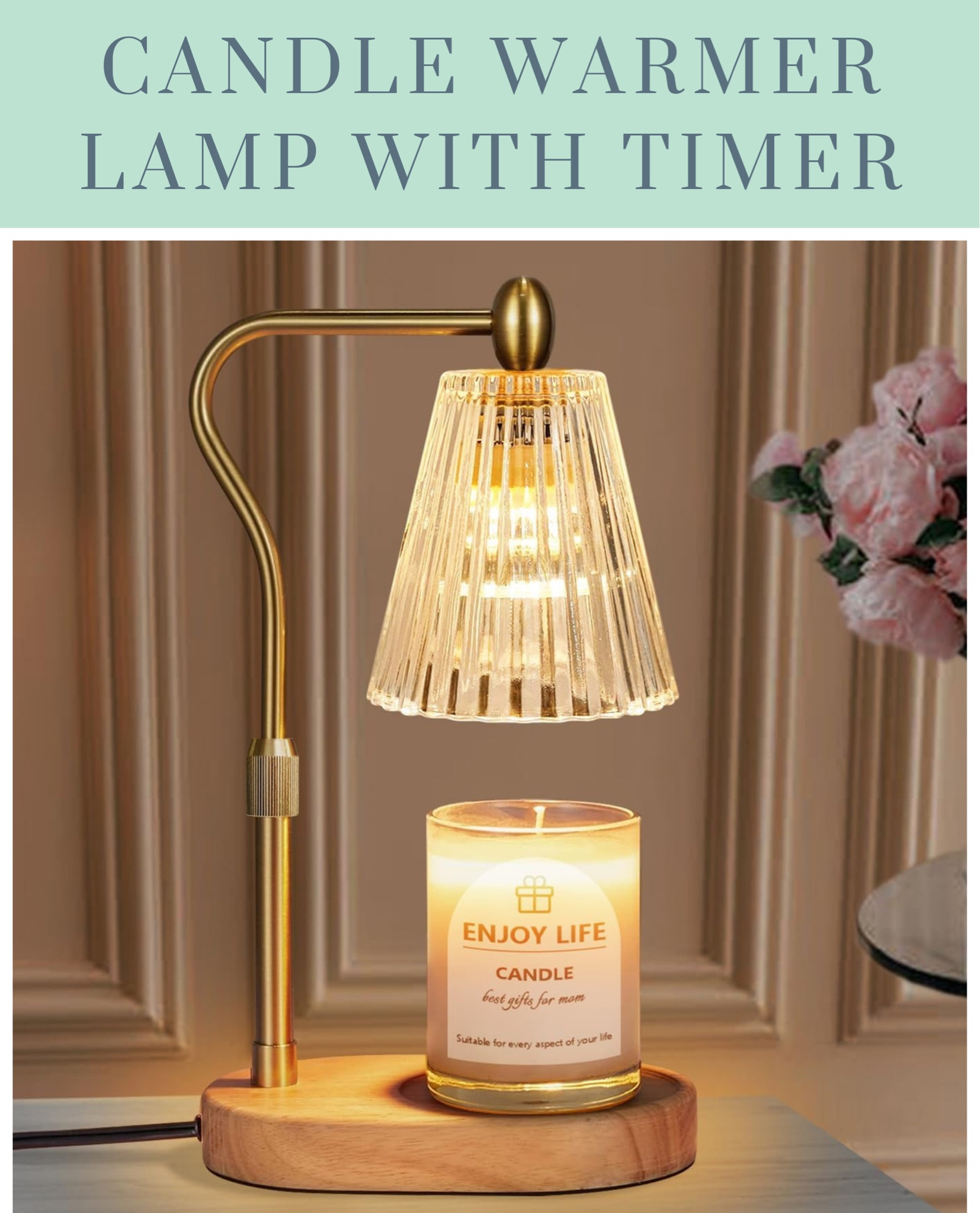 ✨ Cozy Vibes, Elevated ✨

Spotted this gorgeous Candle Warmer Lamp that does double duty as a decor piece and a scent booster! 🕯️💐 It’s got:
✔️ Adjustable height for different jar candles.
✔️ A dimmer and timer for custom ambiance.
✔️ A vintage-inspired look perfect for any space.

Whether you’re shopping for yourself or need a thoughtful gift for birthdays, Mother’s Day, or the holidays, this is a must-have! Pair it with your favorite scented jar candle for a cozy and chic vibe.

🔗 Shop now and bring a warm glow to your space!

#LTKGiftGuide #LTKHome #LTKFindsUnder50