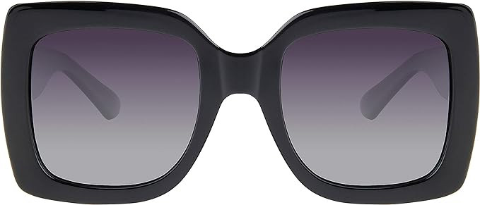 Big Square Polarized Oversized Ladies Designer Inspired Sunglasses for Women | Amazon (US)