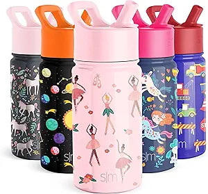 Simple Modern Kids Water Bottle with Straw Lid | Insulated Stainless Steel Reusable Tumbler for T... | Amazon (US)
