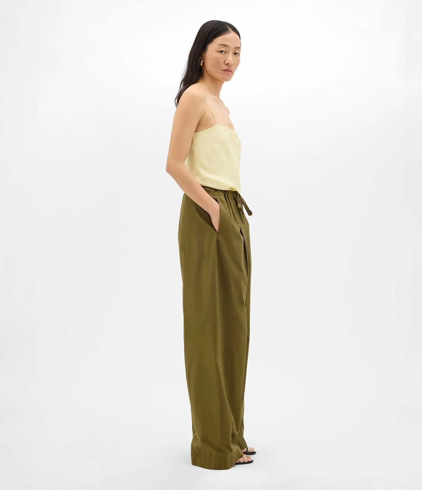 Poplin Drawcord Pant | AnotherTomorrow