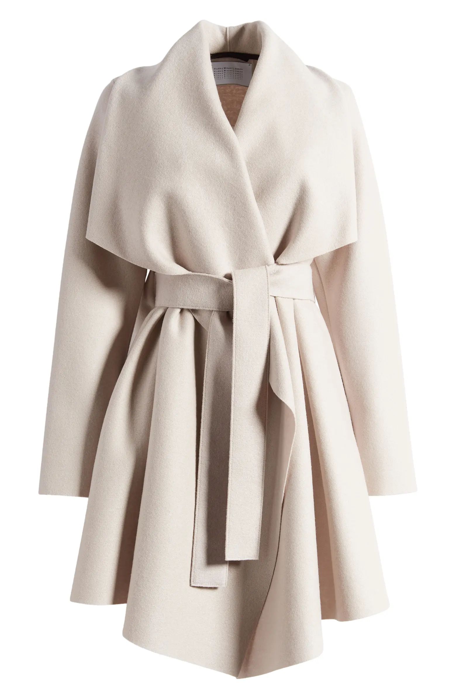 Harris Wharf London Draped Wool Coat | Nordstrom | Nordstrom