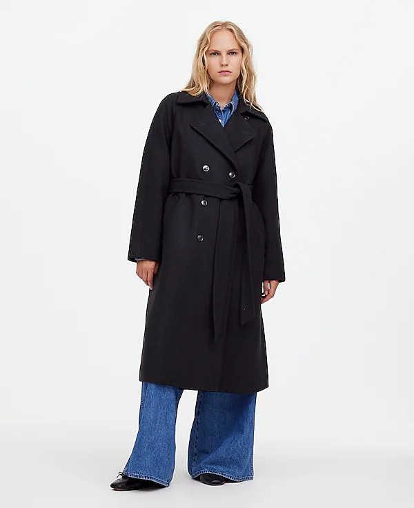 Double-Breasted Trench Coat | Madewell | Madewell