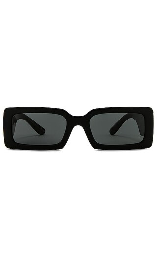 Rectangle Sunglasses in Black | Revolve Clothing (Global)