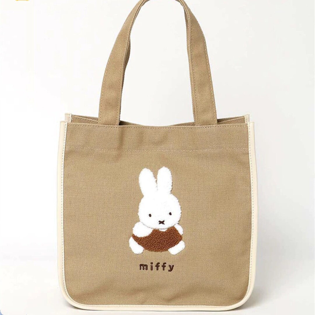 Miffy Tote Bag | White Rabbit Messenger Bag | Cute Cartoon Kawaii Shoulder Bag | Handmade Canvas ... | Etsy (US)