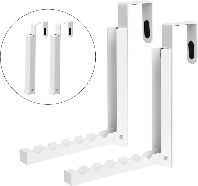 Over The Door Hanger Hooks for Clothes, Over The Door Clothes Drying Rack for Laundry, Heavy Duty... | Amazon (US)