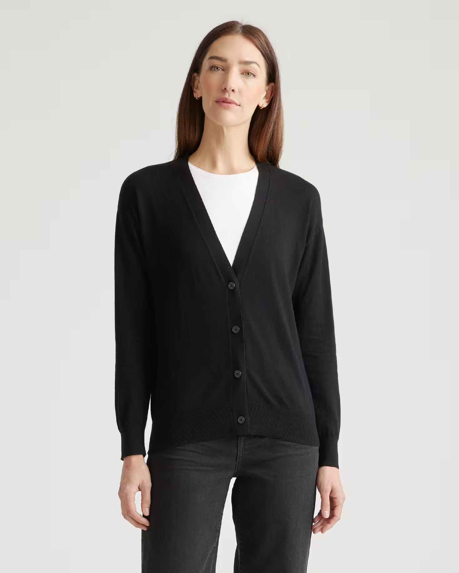 Lightweight Cotton Cashmere Cardigan | Quince
