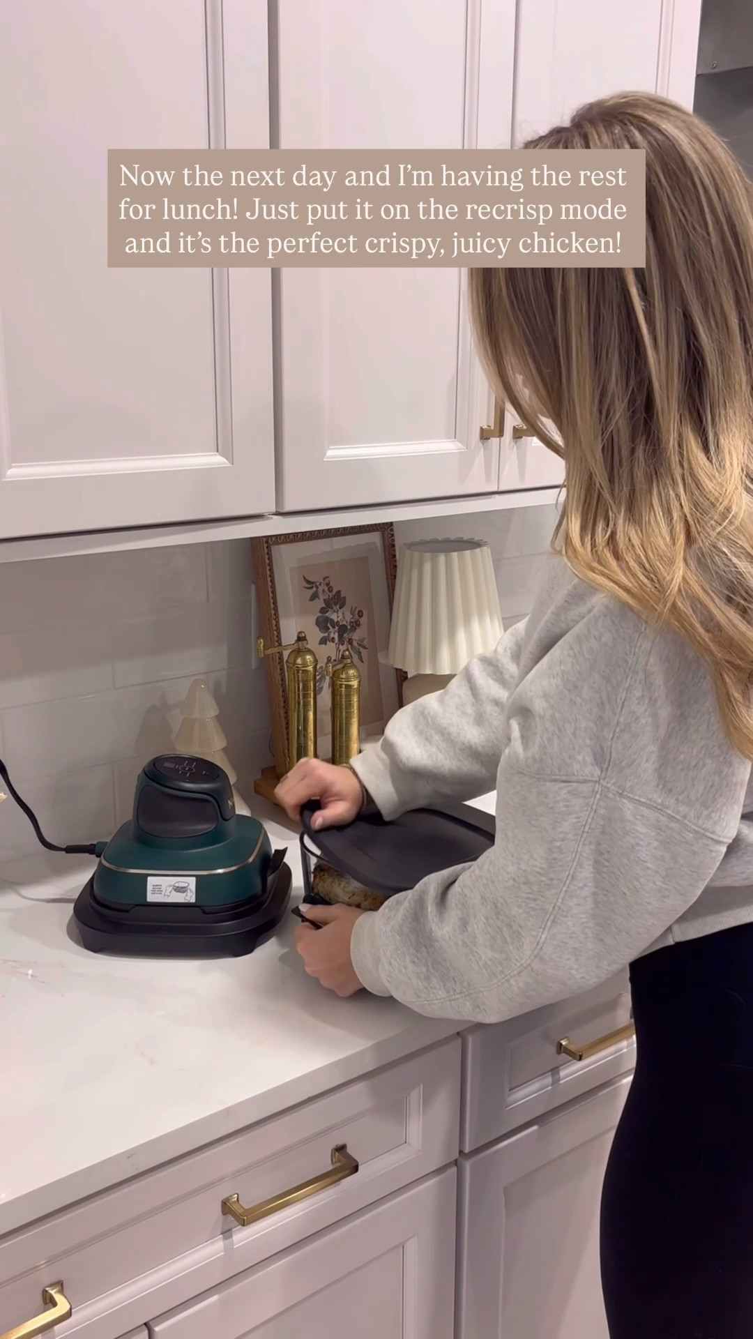 #ad #LoveQVC I love my new Ninja Crispi that’s on sale at @QVC 🤍 This chicken came out perfectly crispy and it’s so easy to use! It has 5 modes - keep warm, recrisp, bake, air fry, and max crisp! The glass containers can also go straight from the air fryer to the fridge and come with lids that snap on! I seriously love this and it’s an amazing gift idea too! 

Parmesan crusted chicken recipe below:
Ingredients: 
Boneless skinless chicken breasts
2 cloves garlic 
1 c grated parmesan cheese 
1 c panko breadcrumbs 
2 tsp Italian season 
1 tsp salt 
1 tsp pepper
2 tbsp Olive oil 

In a bowl, combine salt, pepper, Italian seasoning, minced garlic, and olive oil. Pat on each chicken breast.
In another bowl, combine Parmesan cheese and panko breadcrumbs.
Dip each chicken breast into breadcrumb mixture then spray with olive oil spray. I cooked in “bake” mode for 15 minutes in my Ninja Crispi! It was delicious! Enjoy and shop it below! 👏🏼

#LTKfoodie #LTKGiftGuide #LTKHome