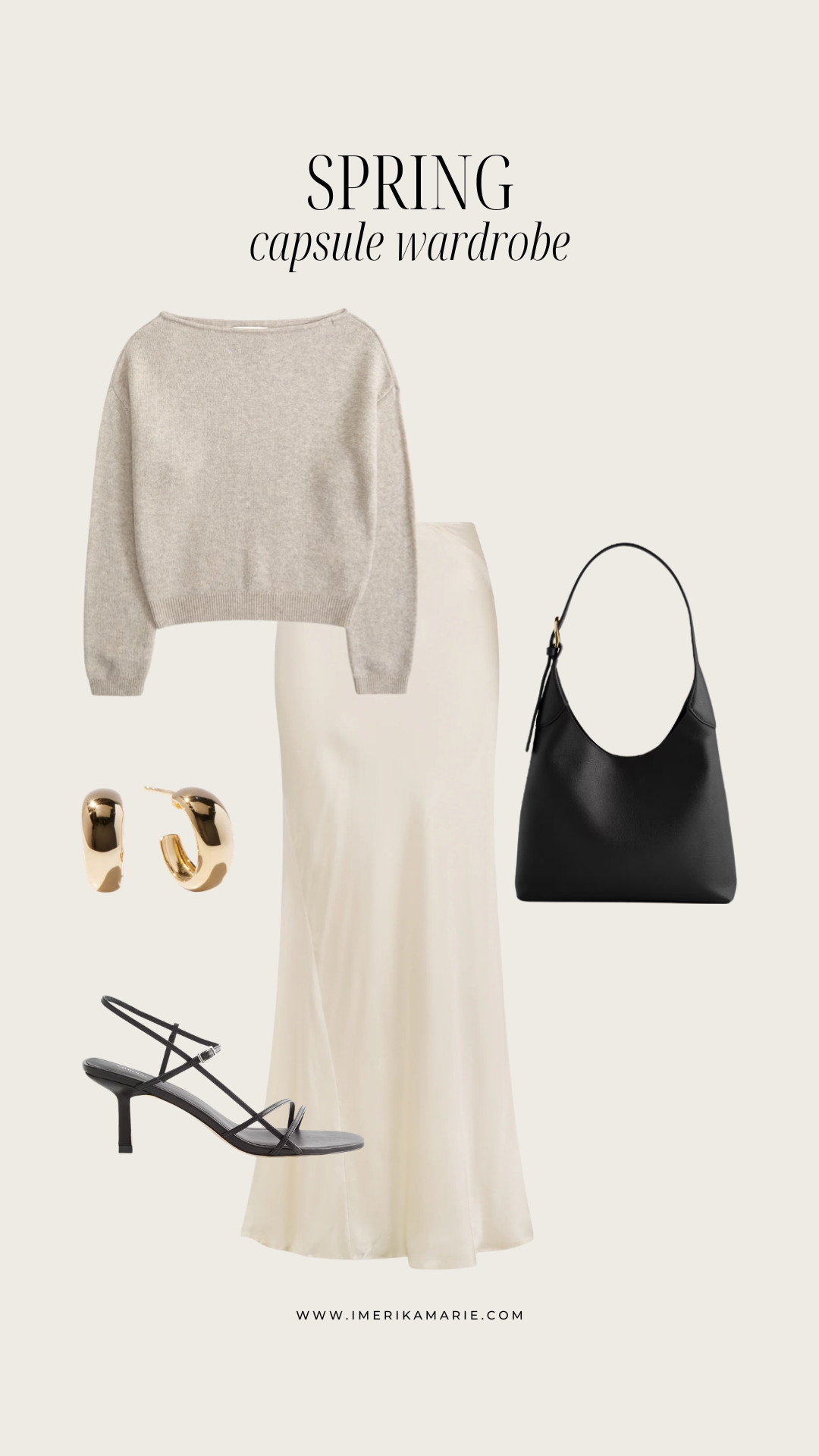 Spring Capsule Wardrobe Outfit

A mix of easy, versatile pieces you can wear on repeat — lightweight sweater, maxi skirt and black heels. Perfect for mixing and matching all season. 

 

#LTKootd #LTKSeasonal #LTKPetite