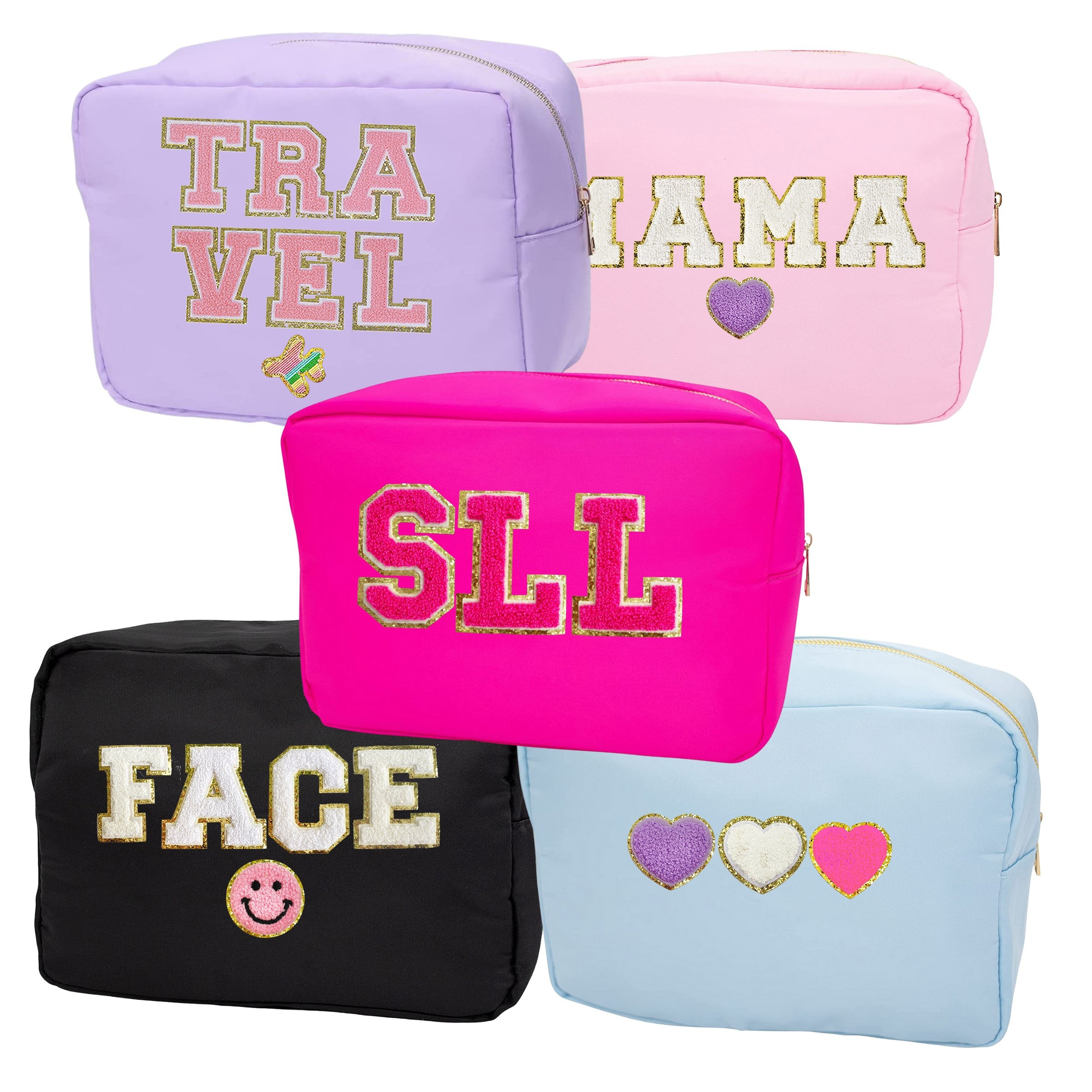 Letter Patch Pouch - Large | United Monograms