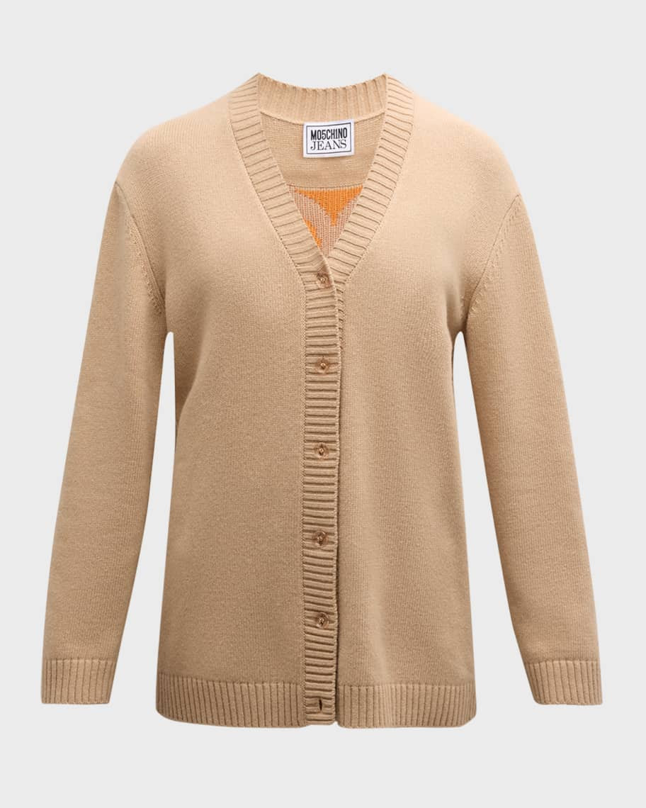 Moschino Jeans Cashmere Cardigan | Neiman Marcus