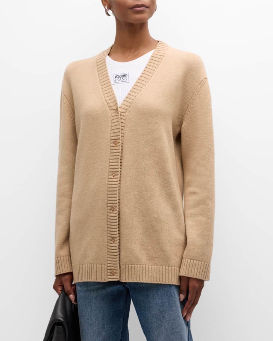 Moschino Jeans Cashmere Cardigan | Neiman Marcus