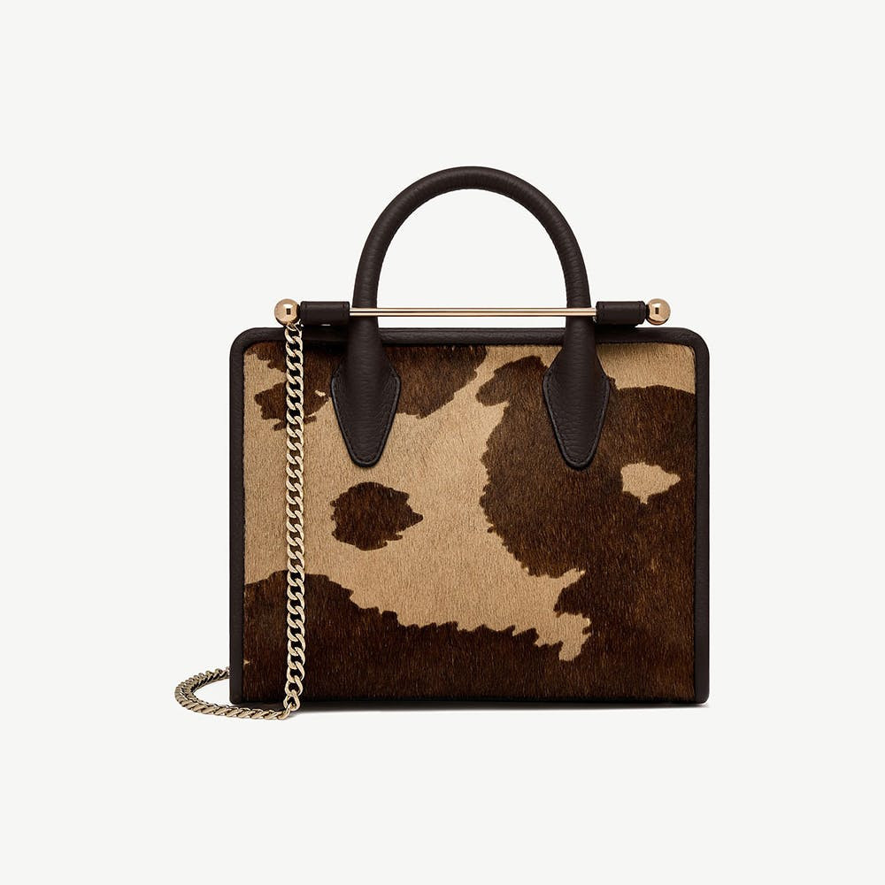 Mini Tote - Sand/Espresso Spot Print | Strathberry | Strathberry