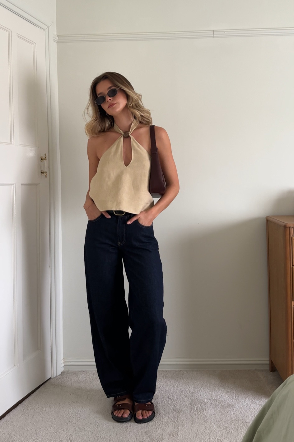 【YOURNUS】Burnout String Balloon Denim YOURNUS】Burnout String Balloon Denim パンツ・ボトムス