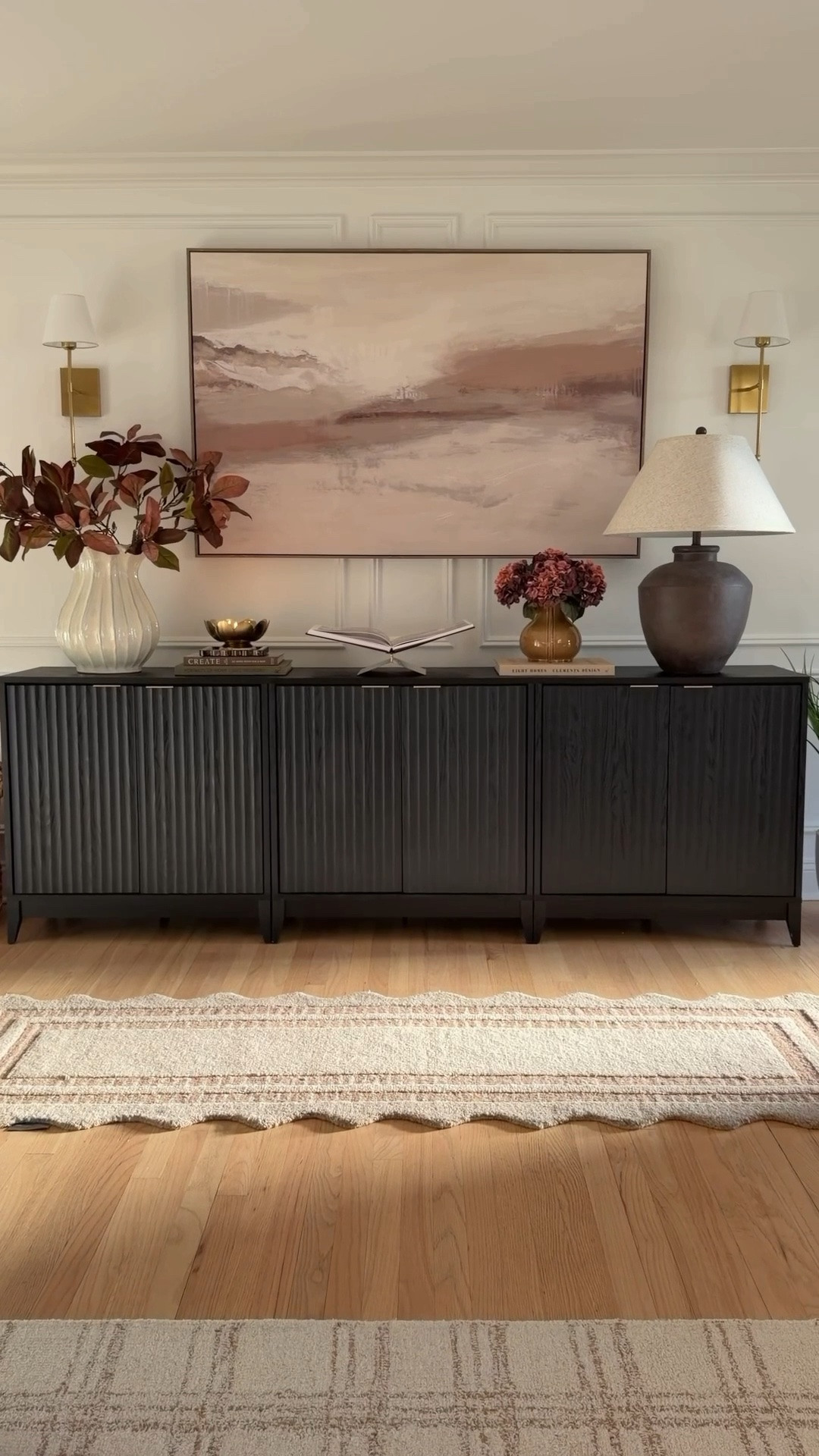 #ad Our entryway finally feels complete just in time for the @Wayfair  Epic Fall Sale! 🤎🍂

I brought the entire space together with three cabinets, warm fall branches, layered textures and the prettiest wireless sconces that can completely change the mood of the room. I love how collected and custom everything feels!

The Epic Fall Sale is happening September 15–21 with select finds up to 70% off, plus fast and free shipping on orders over $35. Such a good time to refresh your home for the season!

#Wayfair #WayfairPartner #FallEntryway #EntrywayDecor #FallHomeDecor

#LTKSaleAlert #LTKHome