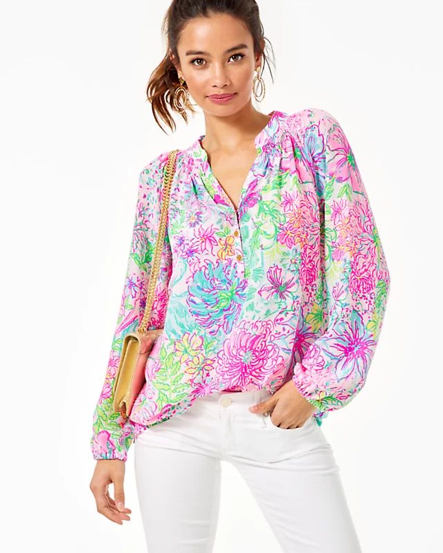 Elsa Silk Top | Lilly Pulitzer