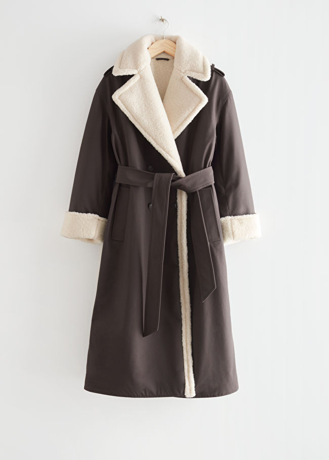 Belted Pile Coat | & Other Stories US