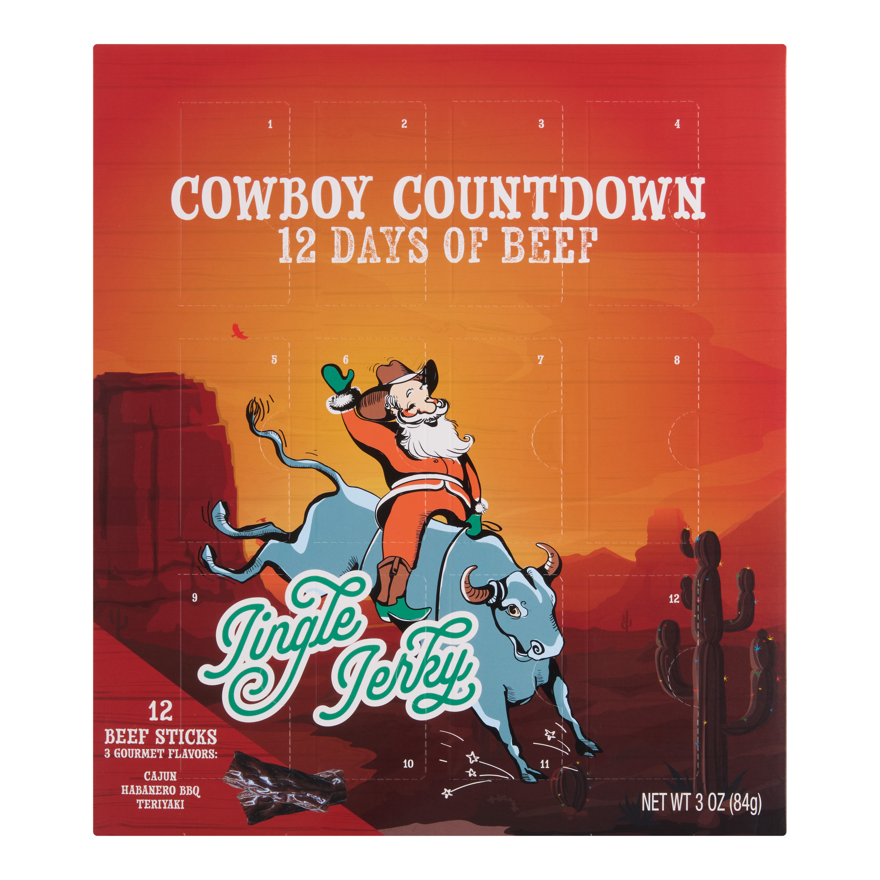 Cowboy Countdown 12 Days of Beef Jerky Advent Calendar | World Market