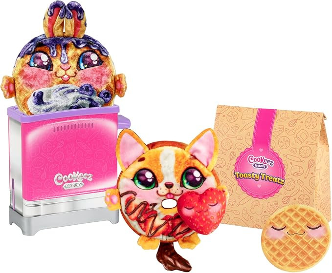 Toasty Treatz Toaster with Scented Plush - 2 Pack; Make A Soft and Squishy Surprise Plush Friend.... | Amazon (US)