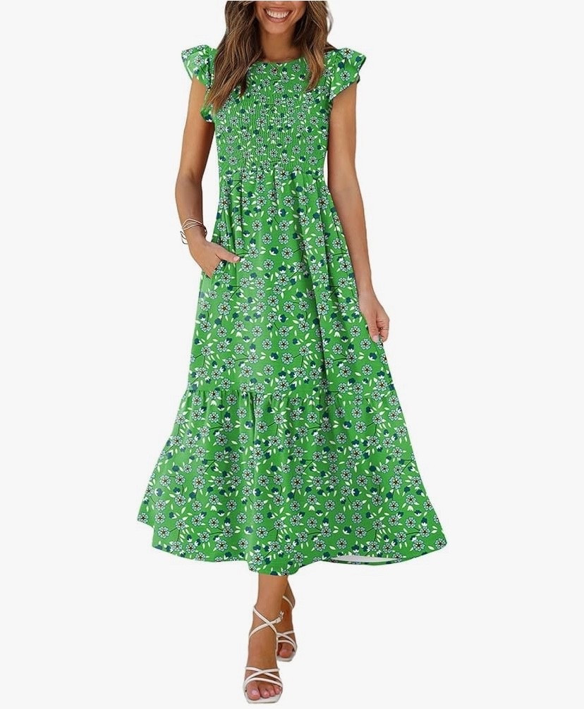 Spring dress - comes in more colors, perfect for Easter 


#LTKSaleAlert #amazon #floraldress #maxidress #easterdress #springdresses #salefinds #smockeddress 

#LTKU #LTKSeasonal #LTKOver40