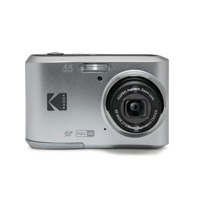 KODAK PIXPRO FZ45-SL (Silver) 4X Optical Friendly Zoom Digital Camera - Walmart.com | Walmart (US)