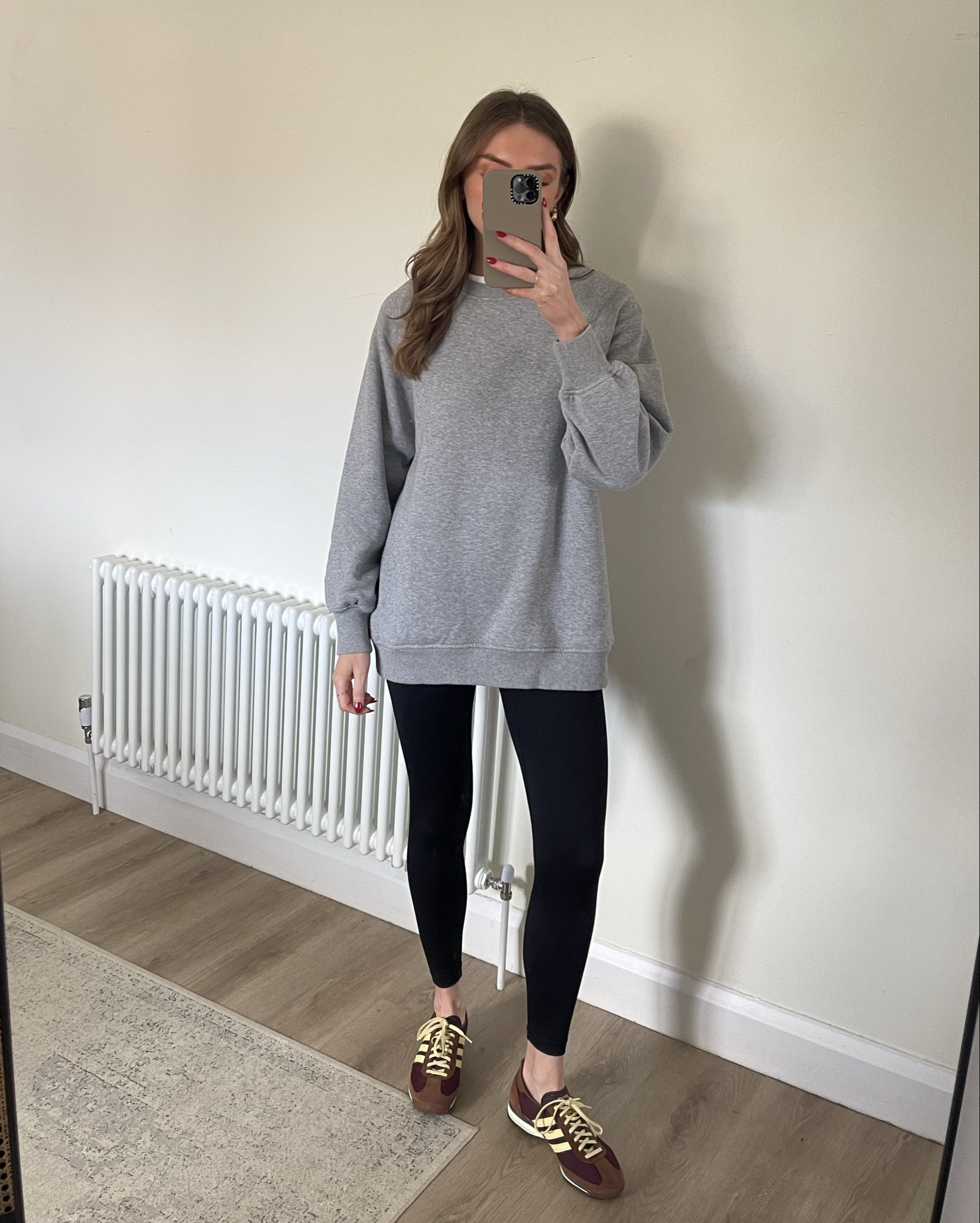 On Wednesdays, we wear… black leggings!

Casual comfy outfit
Grey oversized sweatshirt, mine is older 
Small in the Another Version second skin leggings, EMILY10 for 10% off
Adidas SL 72 trainers 
Toteme black blazer
& Other Stories tan leather bag 




Casual outfit, wardrobe staples, errands outfit, black leggings outfit, sweatshirt outfit

#LTKstyletip #LTKuk #LTKeurope