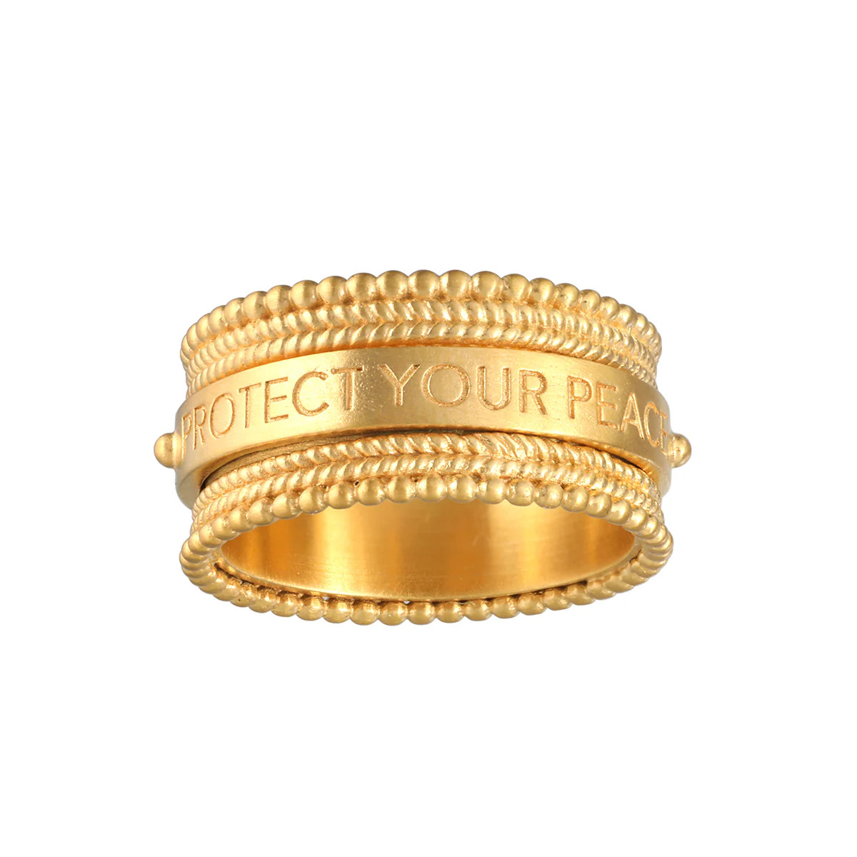 Taryn Truly Protect Your Peace Spinner Ring | Satya Jewelry