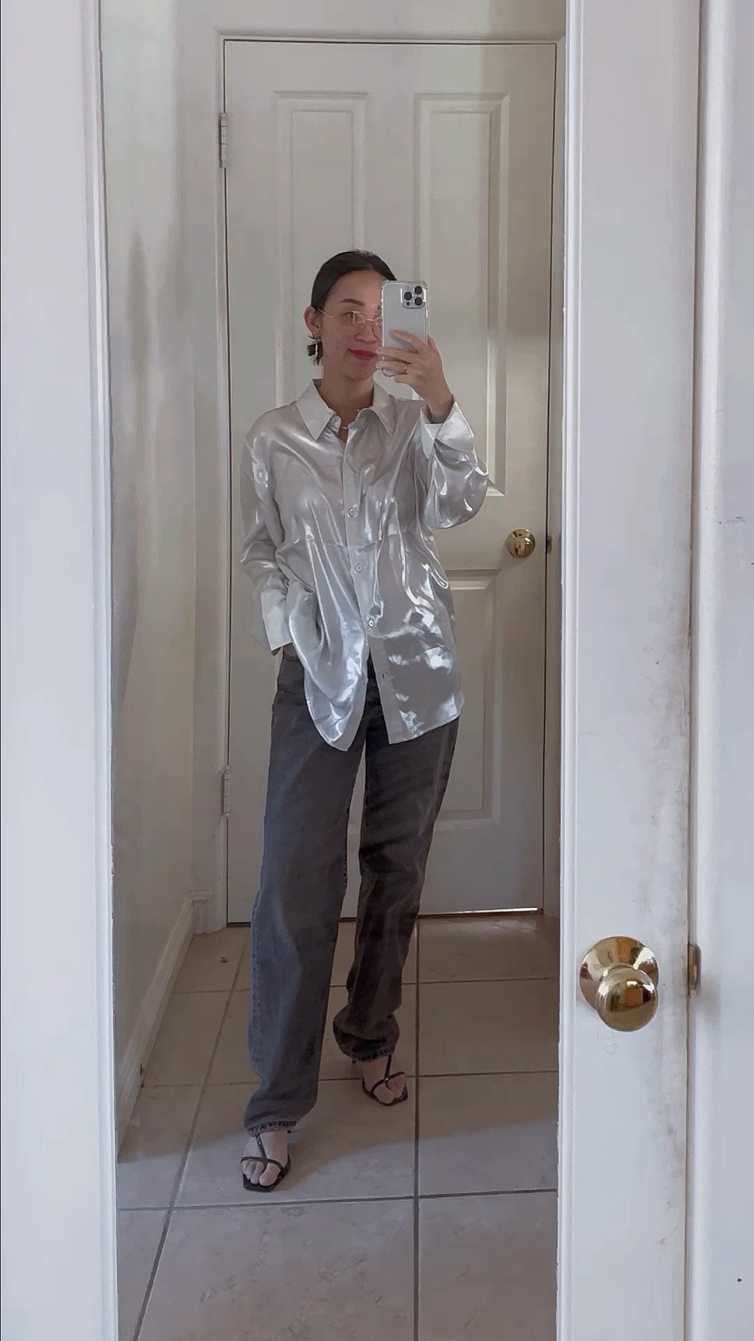 Festive Looks inspo with satin shirt

#LTKSeasonal #LTKsalealert #LTKVideo