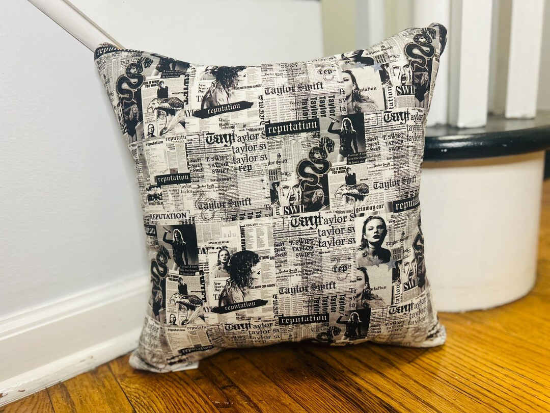 Flip Pillow for Your Favorite Swifty! One Side Taylor Swift “reputation” the Other Side Cats!... | Etsy (US)
