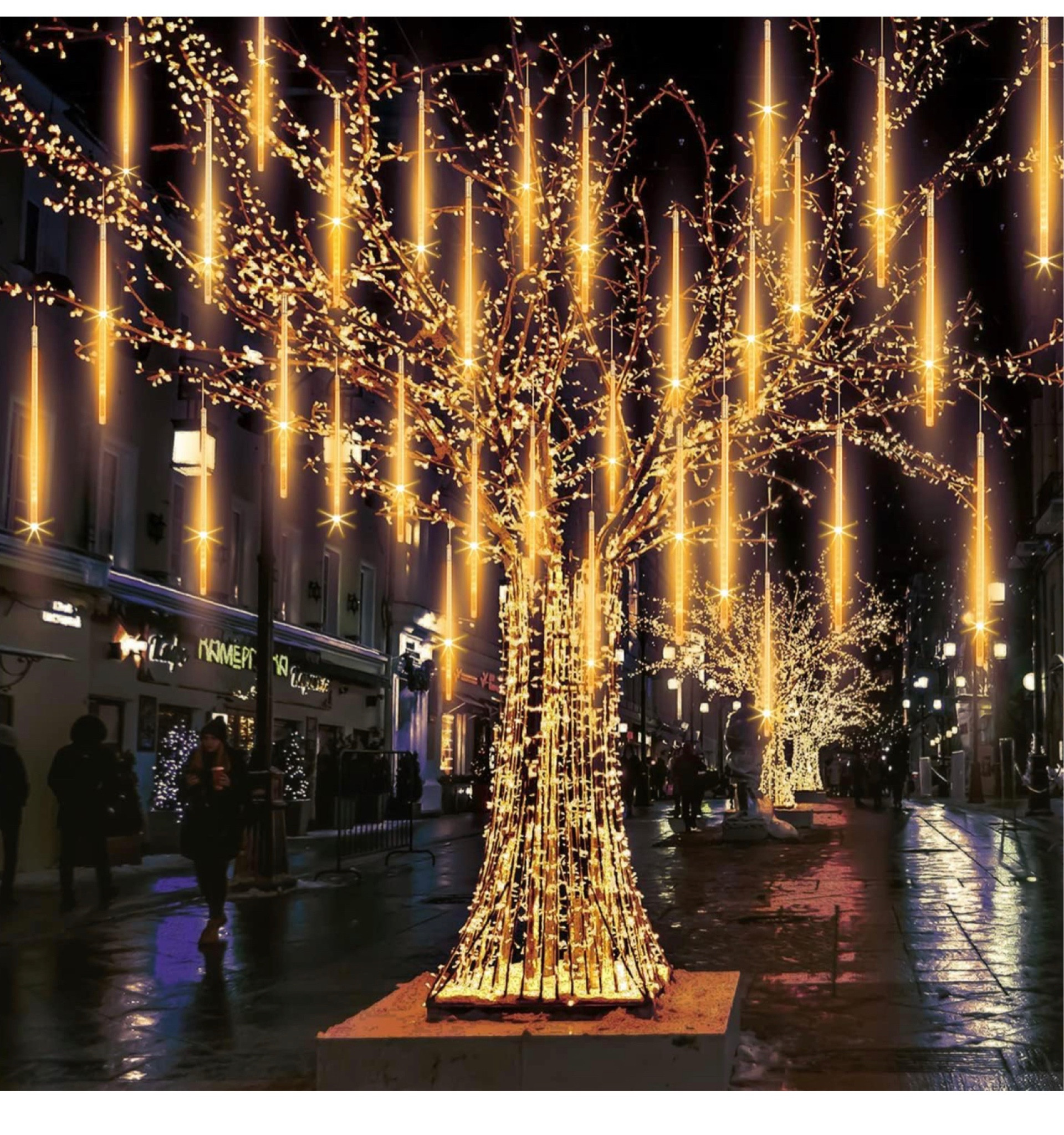 
Meteor Shower Lights Christmas Lights 540 LED Meteor Lights Waterproof 20 inch 10 Tubes Cascading Falling Raindrop Lights for Holiday Wedding New Year Party Garden Christmas Tree Decoration Pomelotree

#LTKhome #LTKxPrime #LTKHoliday