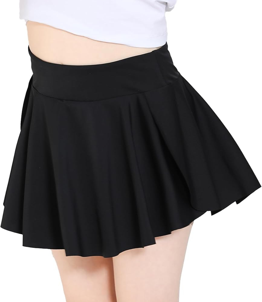 Skort Girls, Athletic Skirts for Tennis Golf, Butterfly Flowy Shorts for Kids, Shorts with Pocket | Amazon (US)