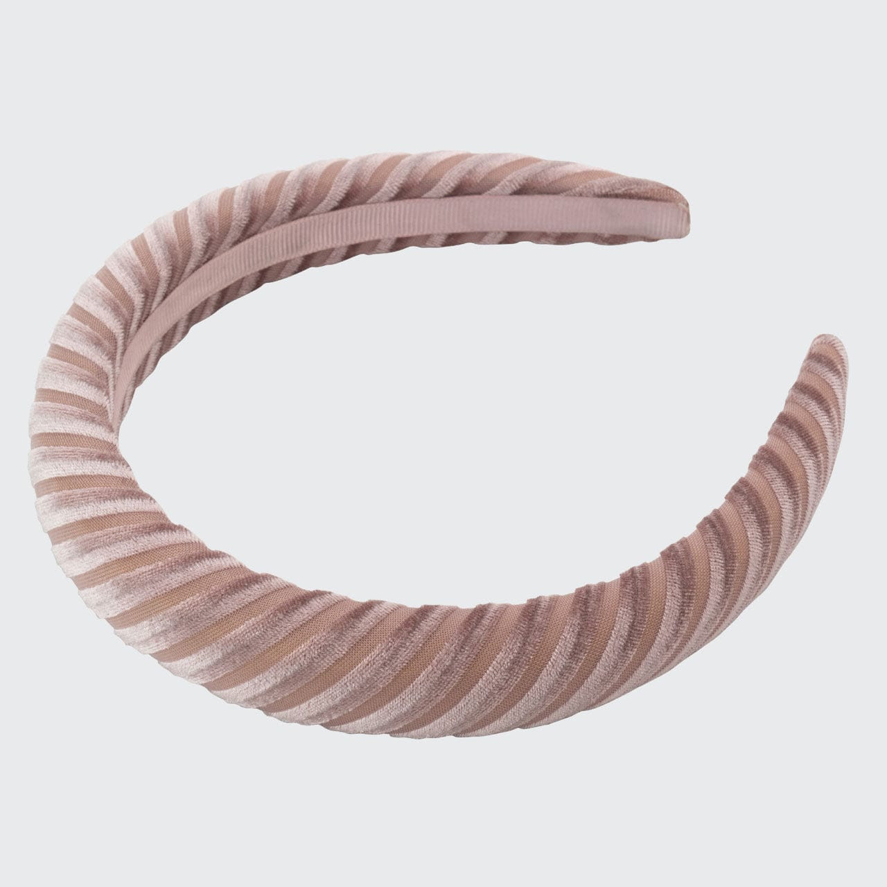 Padded Velvet Headband - Blush | Kitsch