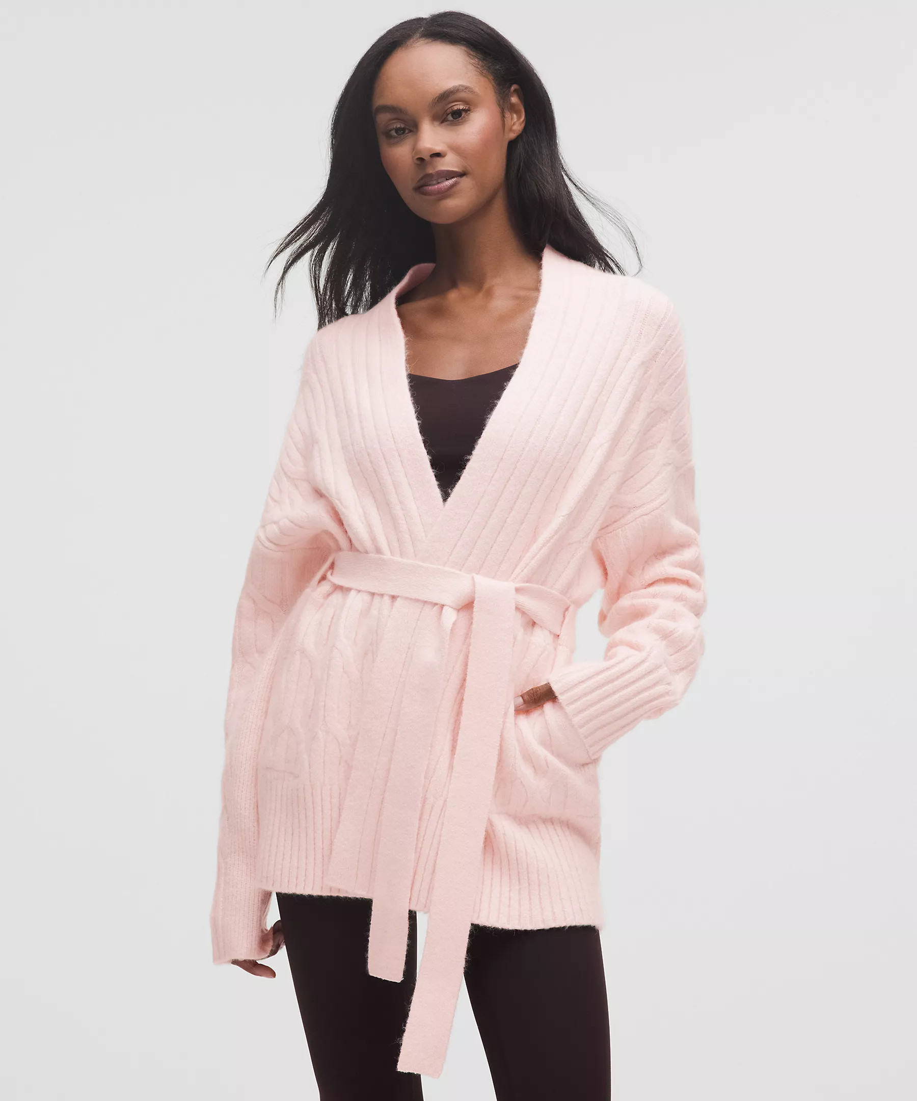 Alpaca-Blend Tie-Front Long Cardigan | Lululemon (US)