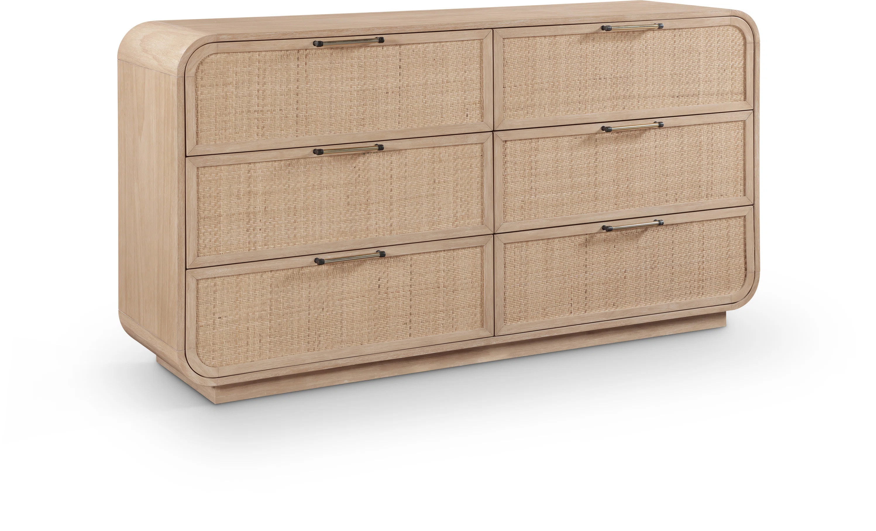 Windsor Solid And Natural Cane Wood Dresser | Wayfair North America