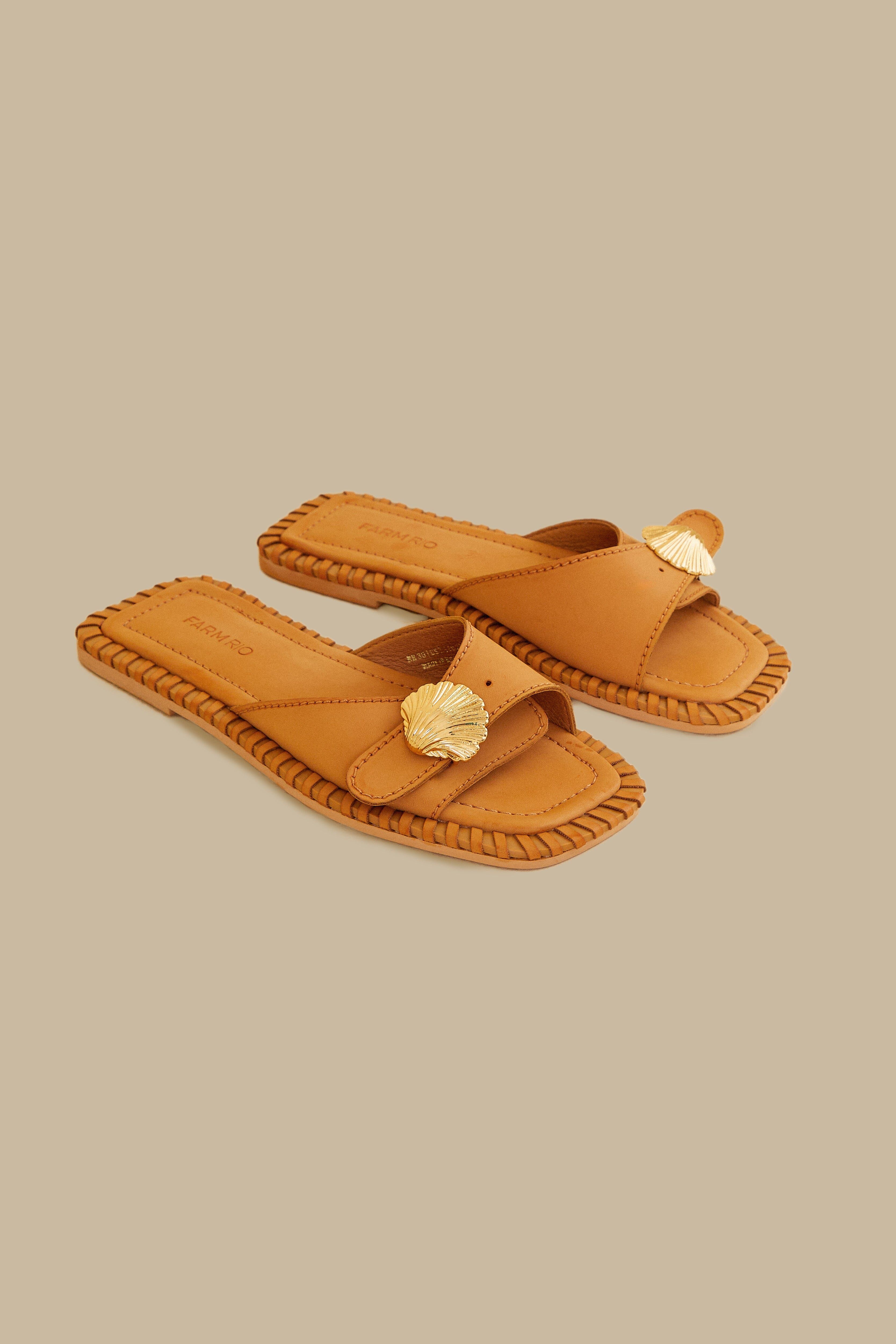 Caramel Sandal Slipper | FarmRio
