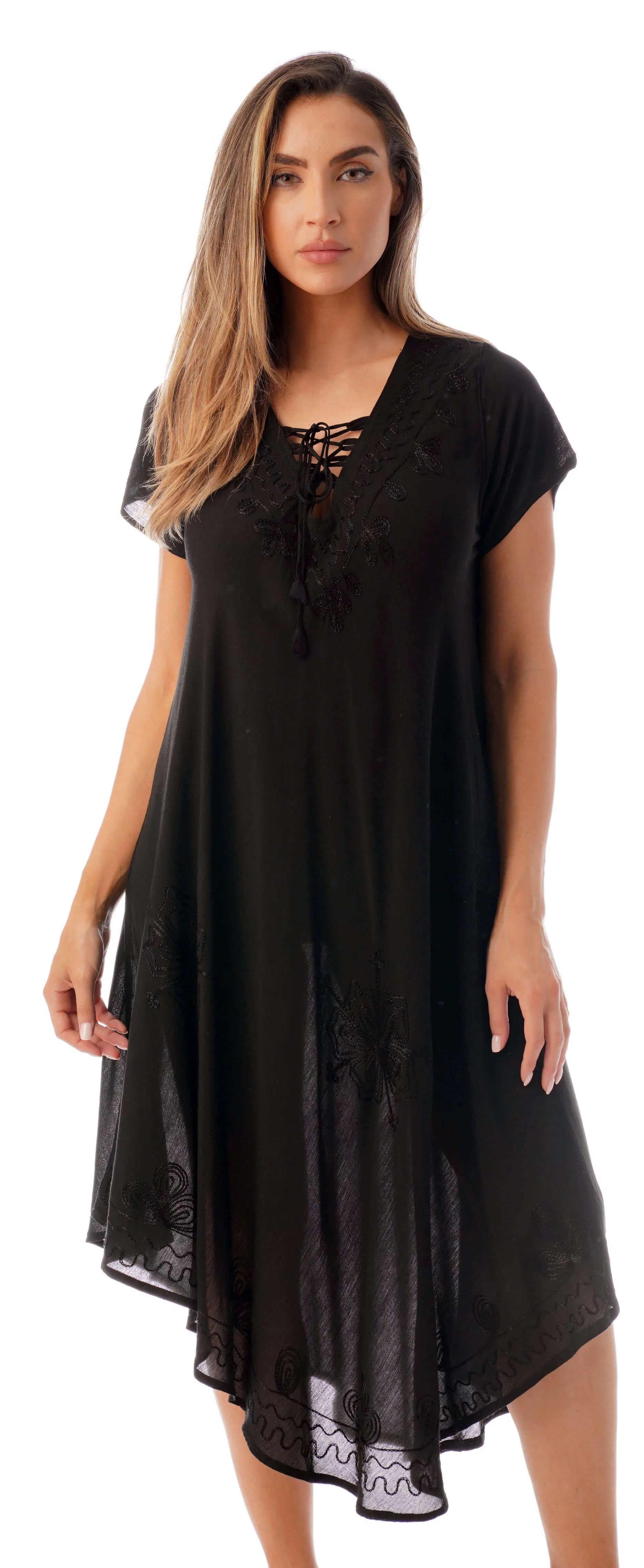 Riviera Sun Dress Dresses for Women (Black, X-large) - Walmart.com | Walmart (US)