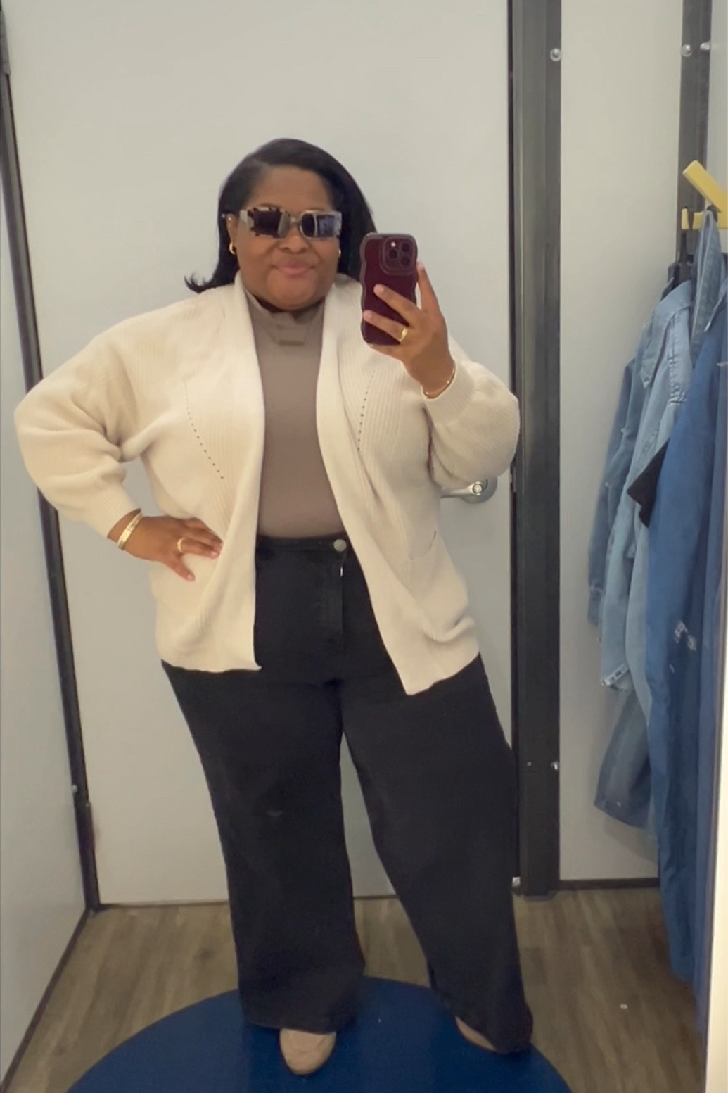 Nothing like a fitting room picture 

#LTKFindsUnder50 #LTKPlusSize #LTKStyleTip