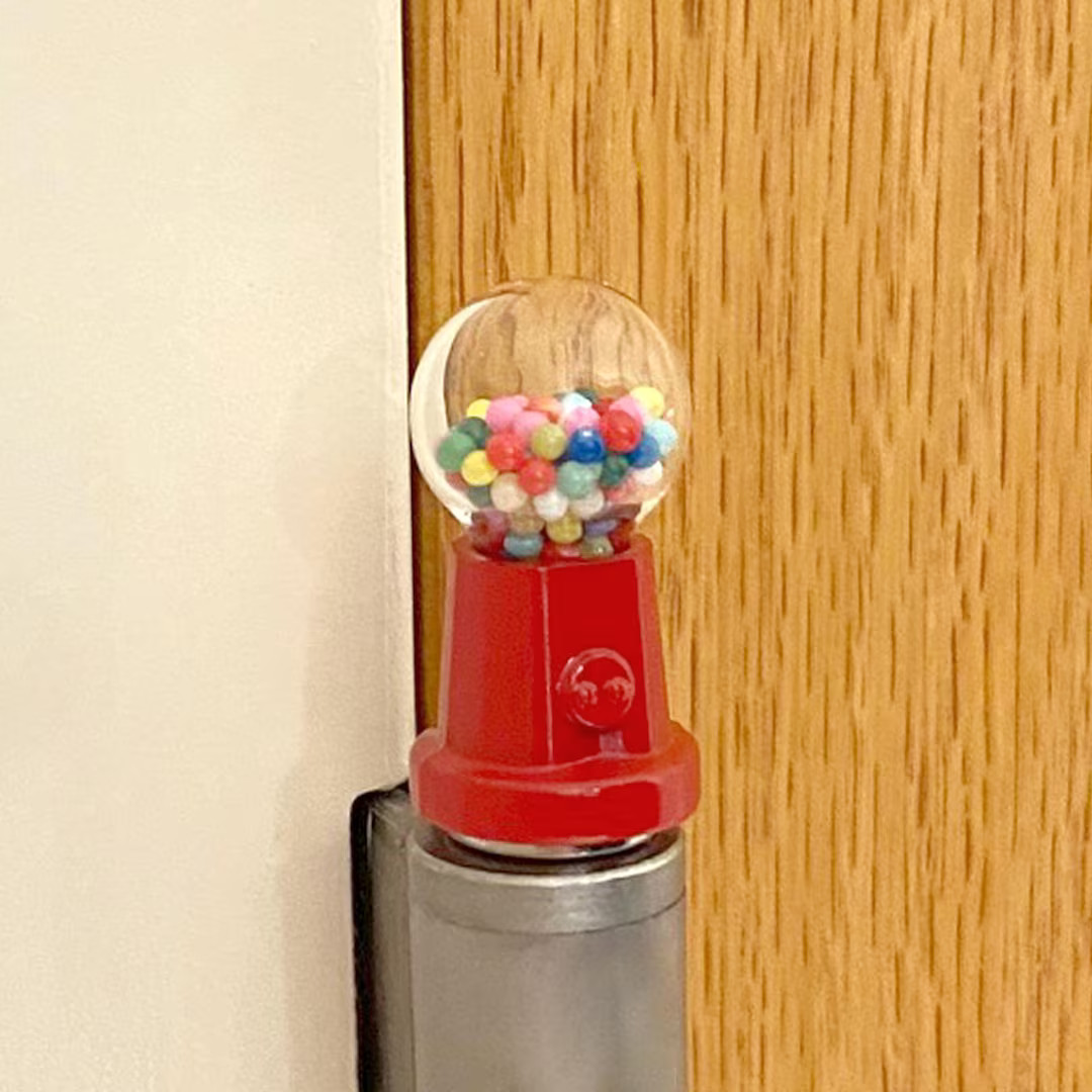 Gumball Machine Hinge Head, Hinge Heads Decorative Topper, Retro Magnetic Figurine Door Decor, Wh... | Etsy (US)