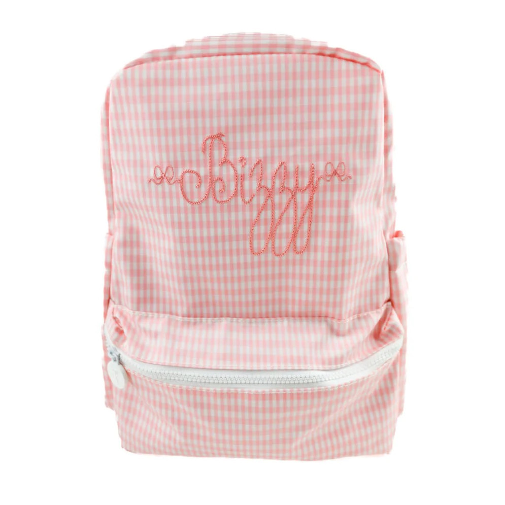 TRVL Design Backpacker - Taffy Pink Gingham | JoJo Mommy