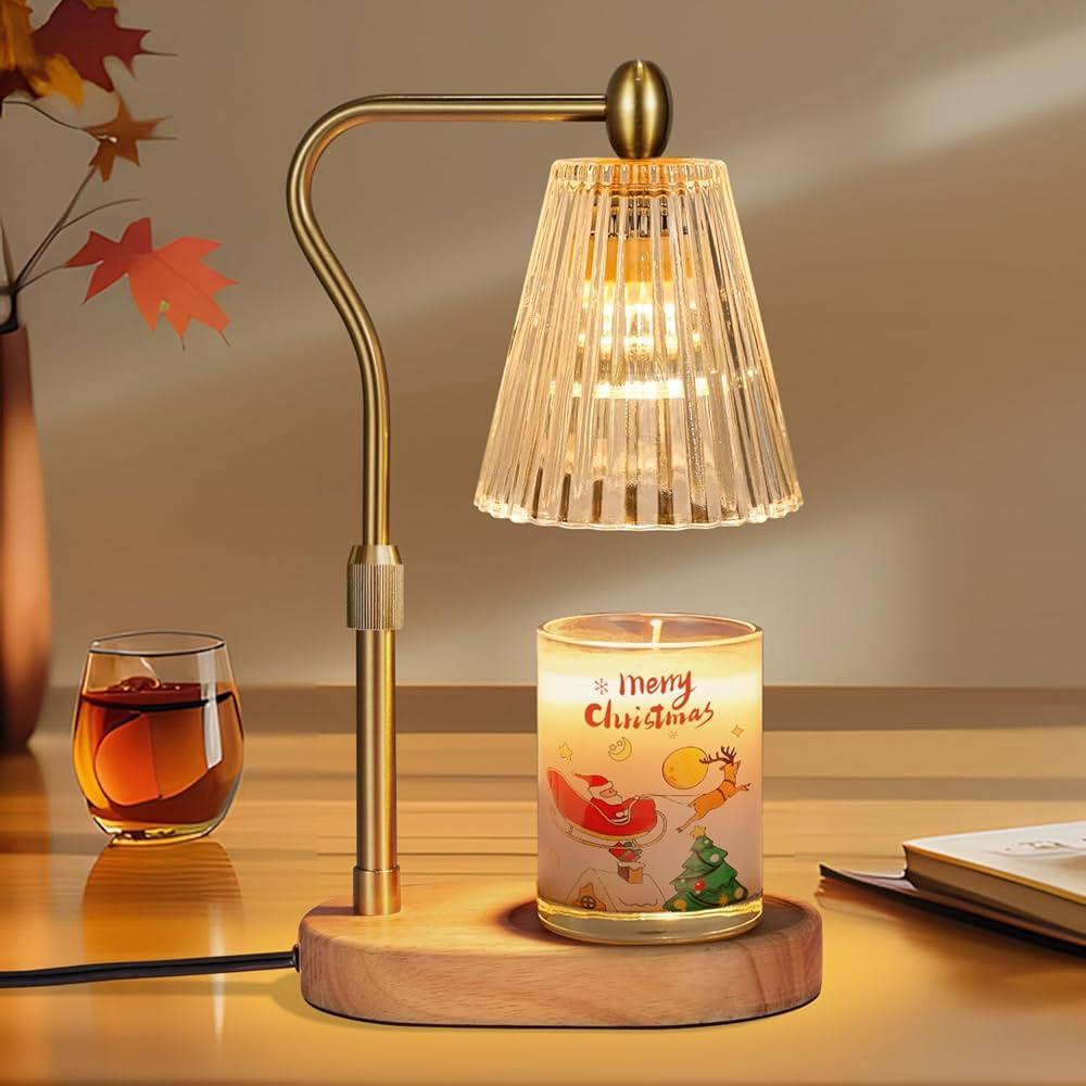 Candle Warmer Lamp with Timer Dimmer Adjustable Height,Mothers Day Gifts,Electric Wax Warmer Vint... | Amazon (US)