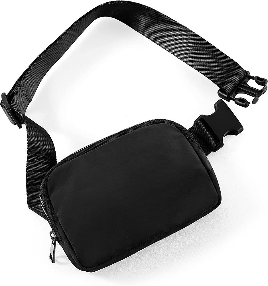 ODODOS Unisex Mini Belt Bag with Adjustable Strap Small Waist Pouch for Travel- Belt Bag - Lululemon | Amazon (US)
