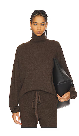 Turtleneck Sweater in Brown | Revolve Clothing (Global)