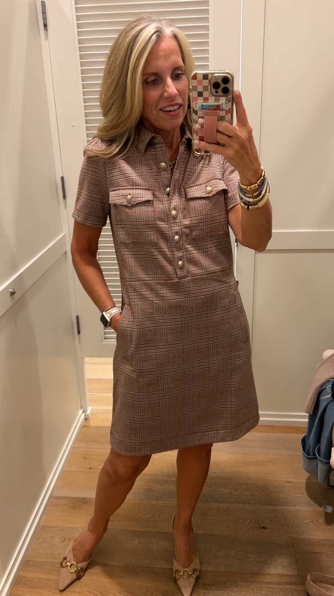 50% off
The most darling dress. Comfortable knit. Runs big. I’m wearing a 2 



#LTKFindsUnder100 #LTKWorkwear #LTKOver40