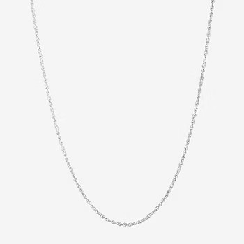 Silver Treasures Made in Italy Sterling Silver 18-30" Rope Chain Necklace | JCPenney