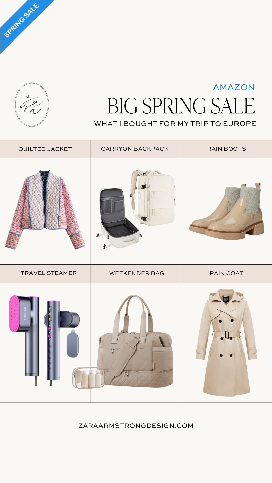 Europe trip prep! Amazon’s big spring sale finds: fashion + travel essentials 

#LTKSaleAlert #LTKFindsUnder100 #LTKFindsUnder50