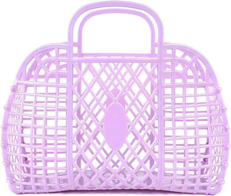 BABANA Jelly Bags - Reusable Gift Basket - Girls Beach Bag - Toddler, Kids Jelly Purse - Hallowee... | Amazon (US)