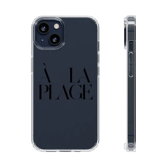 Clear Iphone Case  À LA PLAGE - Etsy | Etsy (US)