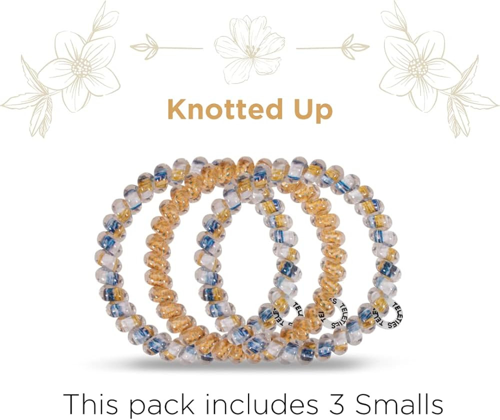 TELETIES - Small Spiral Hair Coils - Spring Collection - Ponytail Holder Hair Ties for Women - Ph... | Amazon (US)