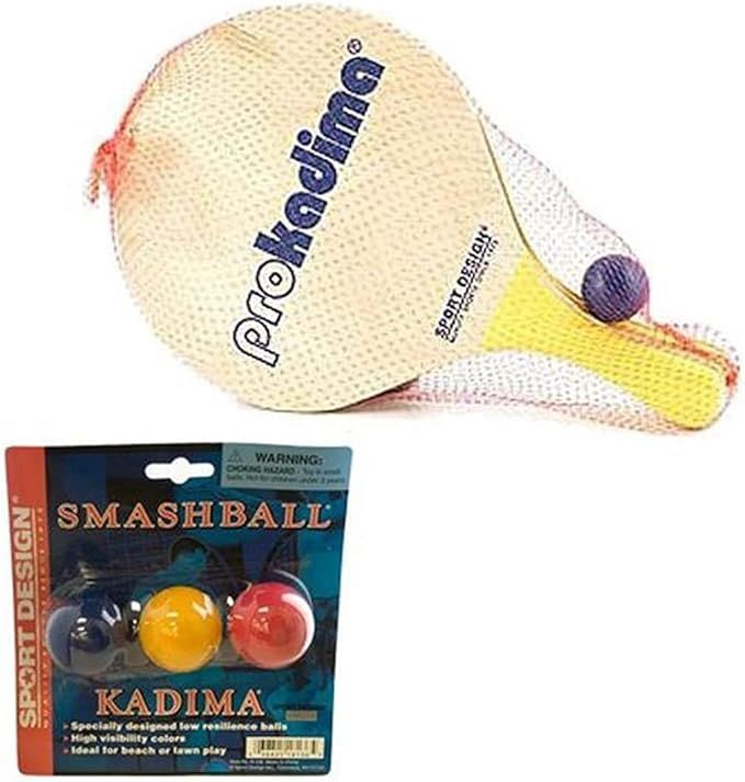 Pro Kadima Paddle Set Plus Replacement Smash Balls Bundle | Amazon (US)
