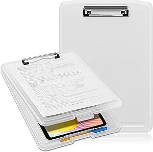 SITHON Nursing Clipboard with Storage, Lightweight Portable Writing Clipboard with Compartment Or... | Amazon (US)