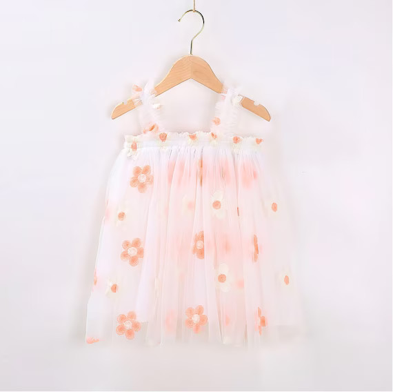 Tulle Dress Daisy Dress Floral Outfit Dress - Etsy | Etsy (US)